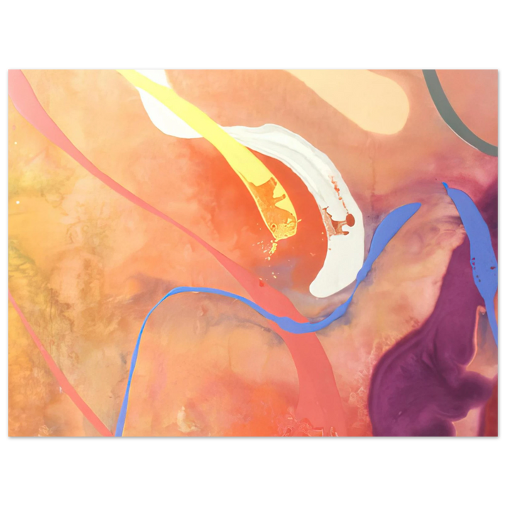 Ronnie Landfield - For Becky - 1969  75x100 cm / 30x40inches Fine Art Poster