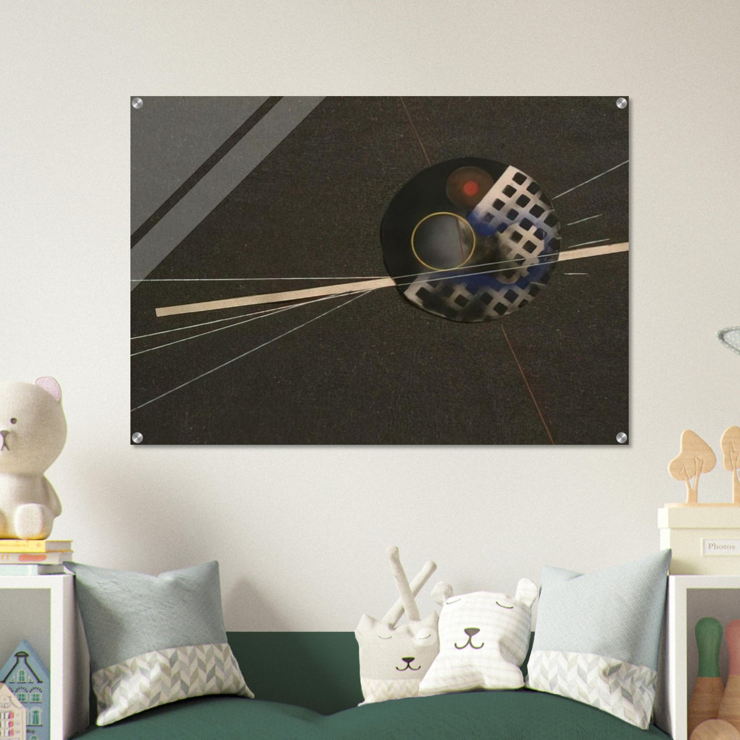 Emery Paper collage - Laszlo Moholy-Nagy Acrylic Print - 70x100 cm / 28x40″ inches | Laszlo Moholy-Nagy Wall Art | Laszlo Moholy-Nagy Prints