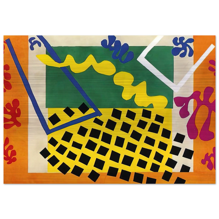 CUT OUTS 3 - Henri Matisse Brushed Aluminum Print - 70x100 cm / 28x40 inches | Henri Matisse Aluminum Print | Henri Matisse Prints