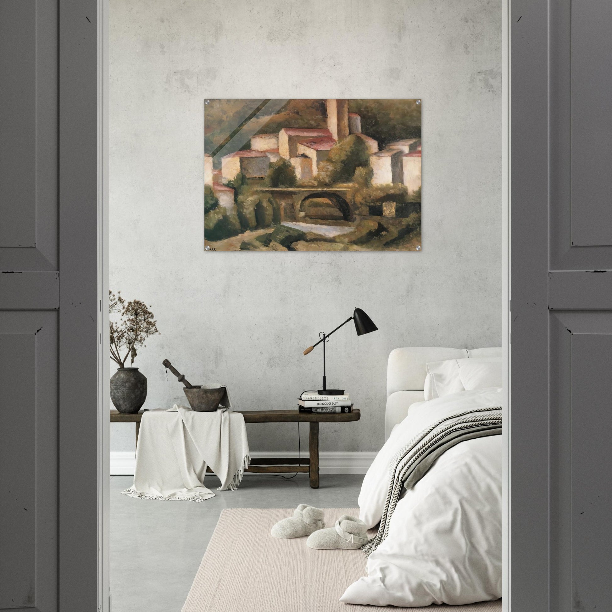SAN GIACOMO DI VARALLO 1924 - Carlo Carra Acrylic Print - 70x100 cm / 28x40″ inches | Carlo Carra Wall Art | Carlo Carra Prints