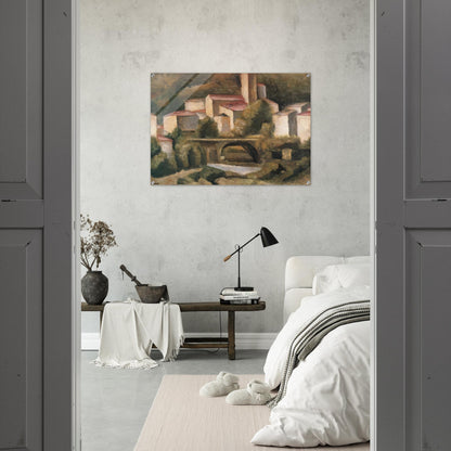 SAN GIACOMO DI VARALLO 1924 - Carlo Carra Acrylic Print - 70x100 cm / 28x40″ inches | Carlo Carra Wall Art | Carlo Carra Prints