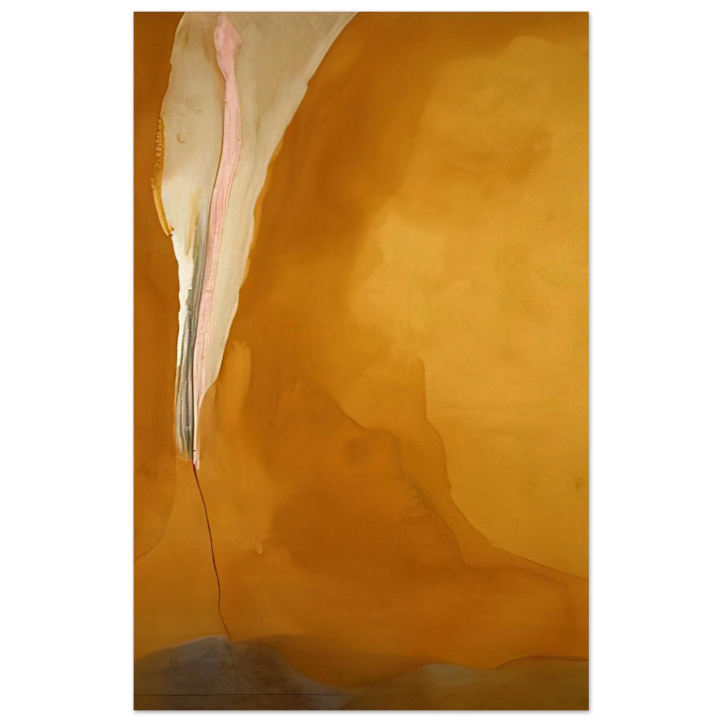 Helen Frankenthaler - Coral Wedge - 1972 Wall art - 30x45 cm / 12x18 inches - Fine Art Poster - -