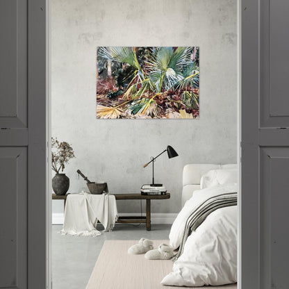 Palmettos, Florida - John Singer Sargent Acrylic Print - 70x100 cm / 28x40″ inches | John Singer Sargent Wall Art | John Singer Sargent Prints