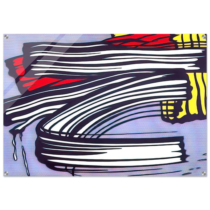 LITTLE BIG PAINTING 1965 - Roy Lichtenstein Acrylic Print - 70x100 cm / 28x40″ inches