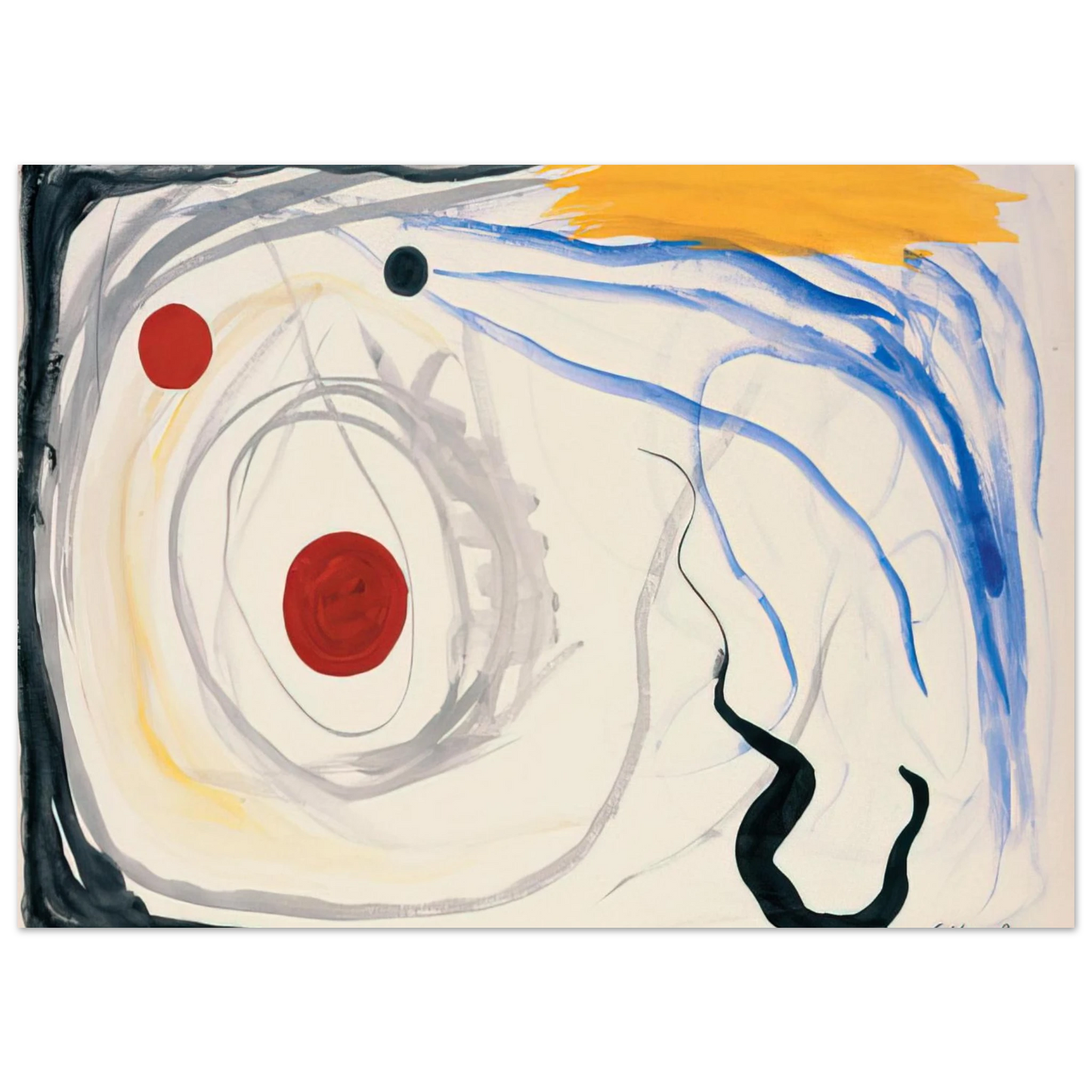Alexander Calder - UNTITLED 1946 2 Fine Art Poster - 75x100 cm / 30x40 inches