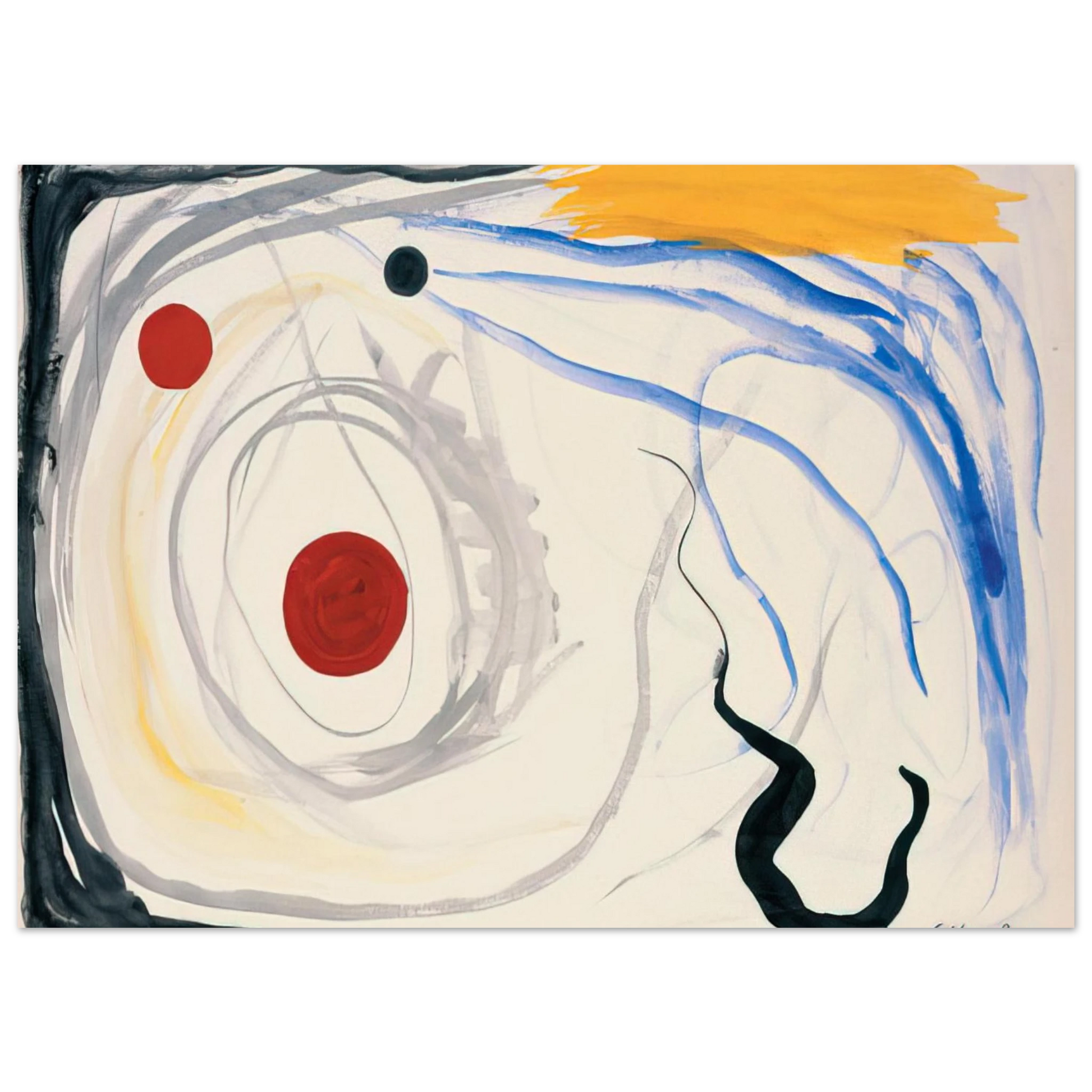 Alexander Calder - UNTITLED 1946 2 Fine Art Poster - 75x100 cm / 30x40 inches