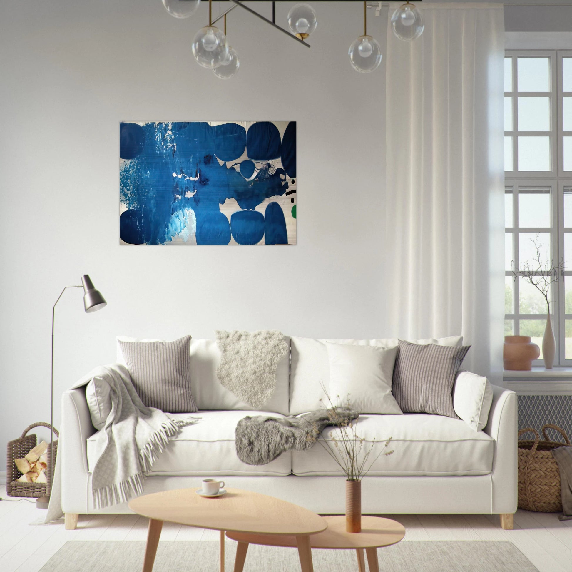 A TREE FULL OF BIRDS 2 1979 - Victor Pasmore Brushed Aluminum Print - 70x100 cm / 28x40 inches | Victor Pasmore Aluminum Print | Victor Pasmore Prints