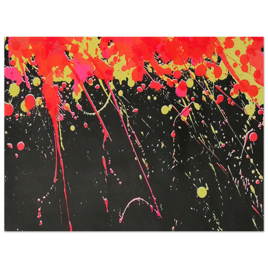 Walasse Ting - Fireworks - 1973 Fine Art Poster - Default Title