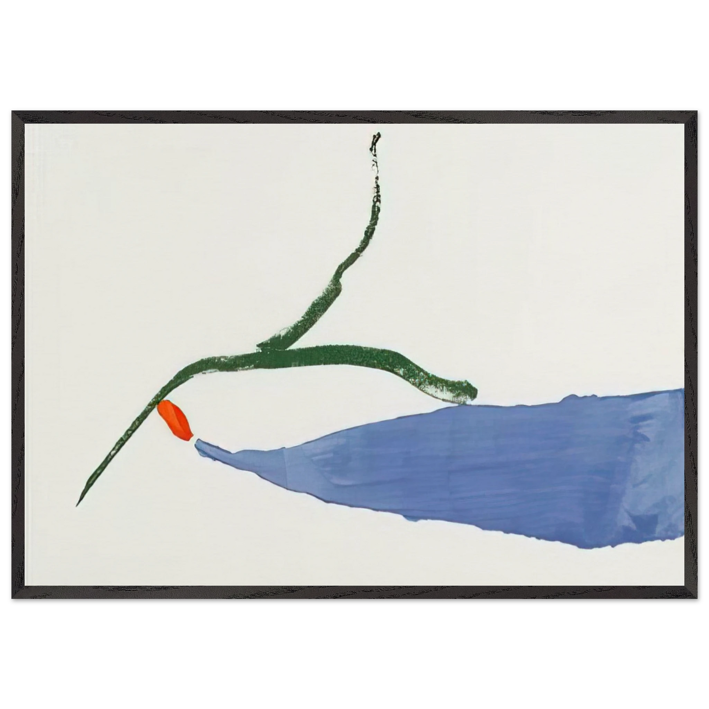 A Little Zen - 1970 - Helen Frankenthaler Framed Art Print – Black Wooden Frame - Default Title - -Framed Art Print