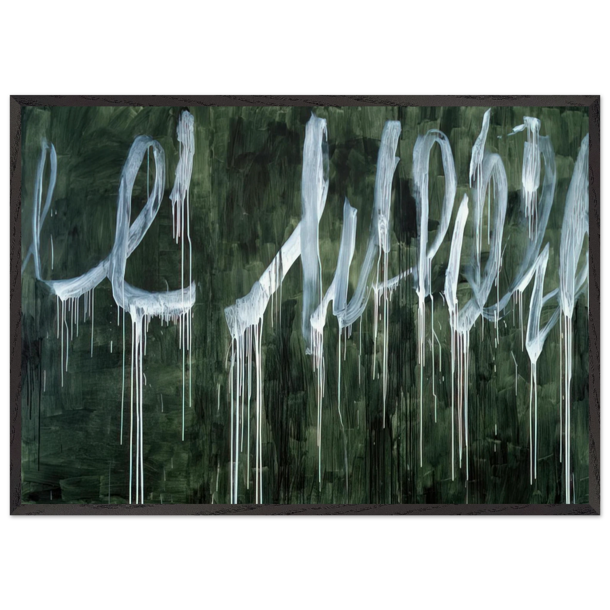 III Notes From Salalah  Note I  - Cy Twombly Framed Art Print – Black Wooden Frame - Default Title - -Framed Art Print