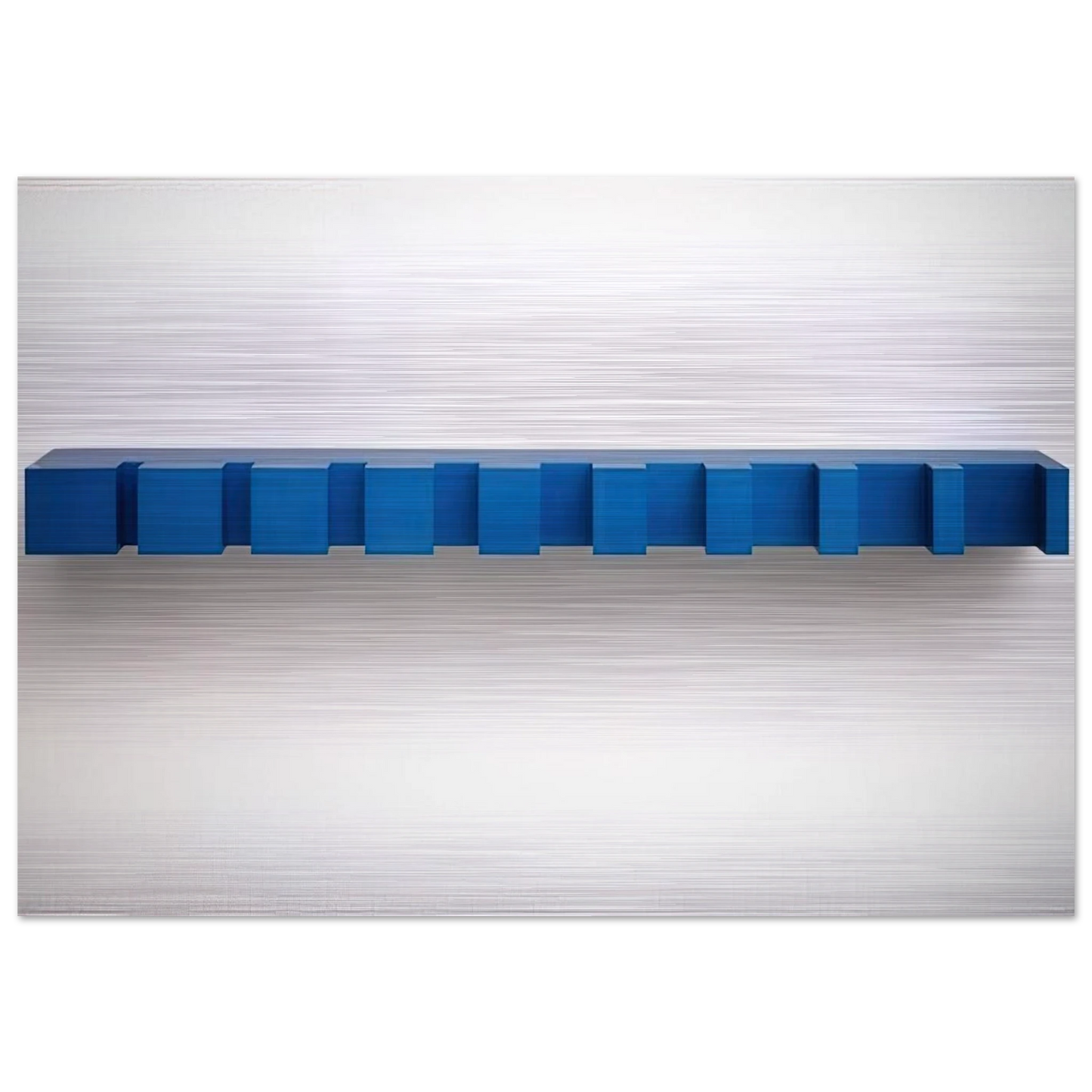 Untitled Bernstein 88-26 - 1988 - Donald Judd Brushed Aluminum Print - 70x100 cm / 28x40 inches | Donald Judd Aluminum Print | Donald Judd Prints