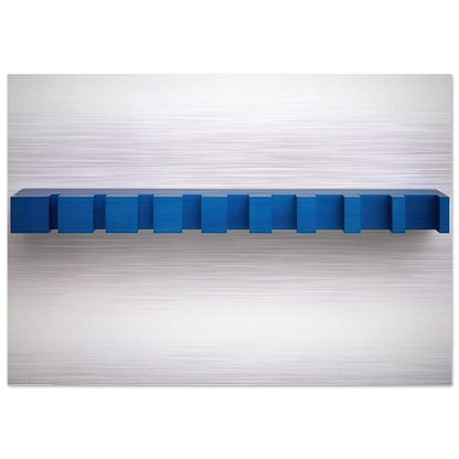 Untitled Bernstein 88-26 - 1988 - Donald Judd Brushed Aluminum Print - 70x100 cm / 28x40 inches | Donald Judd Aluminum Print | Donald Judd Prints