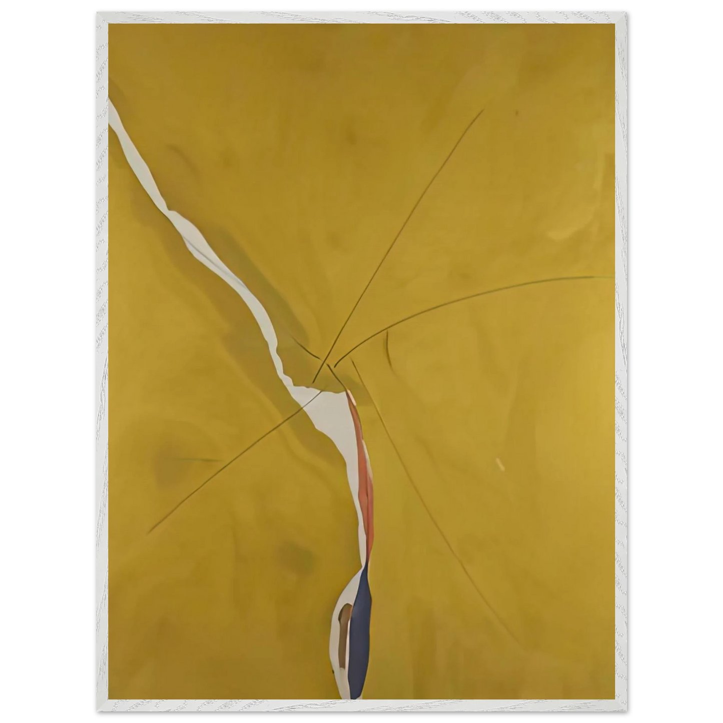 Helen Frankenthaler - Sesame, 1970- Wall Art - 60x80 cm / 24x32 inches - Premium Wooden Framed Poster With Fine Art Paper - Wood frame