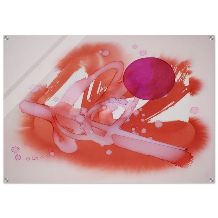 UNTITLED PURPLE AND RED - Luis Feito Acrylic Print - 70x100 cm / 28x40″ inches | Luis Feito Wall Art | Luis Feito Prints