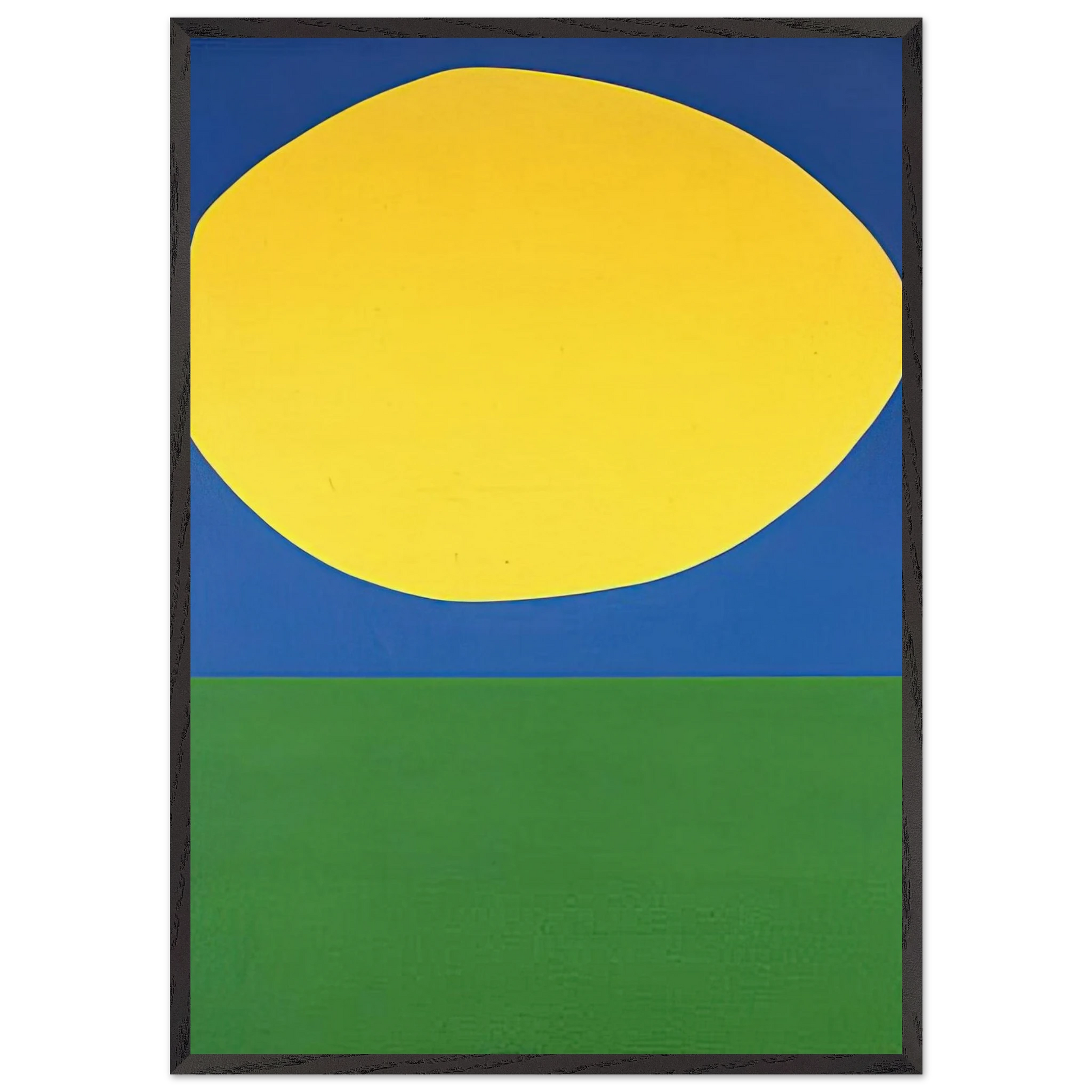 High Yellow - Ellsworth Kelly Framed Art Print – Black Wooden Frame - Default Title - -Framed Art Print