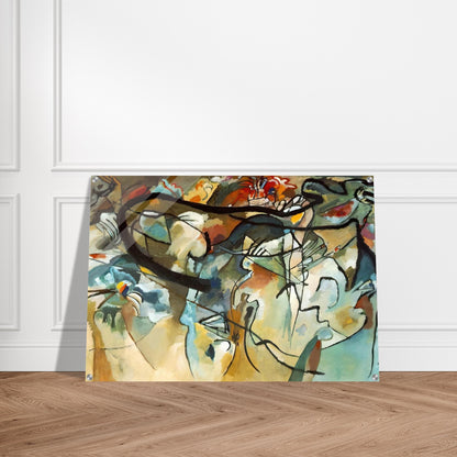 COMPOSITION V 1911 - Wassily Kandinsky Acrylic Print - 70x100 cm / 28x40″ inches | Wassily Kandinsky Wall Art | Wassily Kandinsky Prints