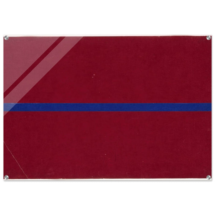 Blue and Red from the series Line Form Color - Ellsworth Kelly Acrylic Print - 70x100 cm / 28x40″ inches