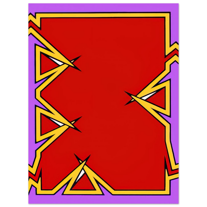 Nicholas Krushenick - Boston Tea Party - 1975  75x100 cm / 30x40inches Fine Art Poster