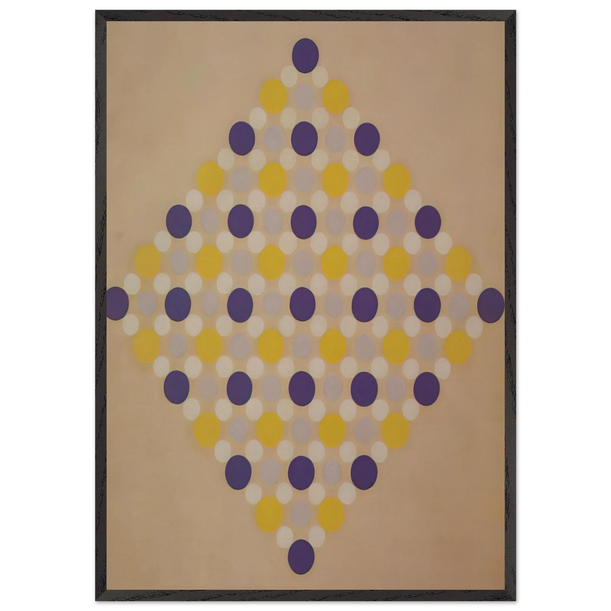 Untitled - 1963 N8 - Thomas Downing Framed Art Print – Black Wooden Frame - Default Title - -Framed Art Print