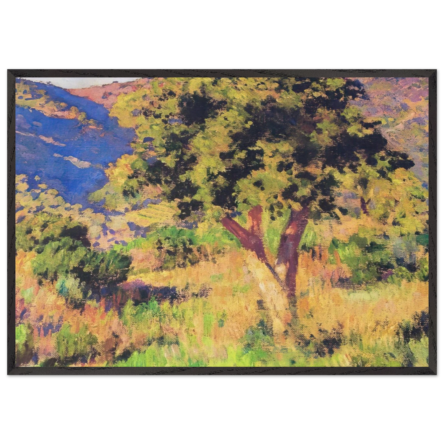 FUNDS OF ST CLAIR 1921 - Theo van Rysselberghe Framed Art Print – Black Wooden Frame - Default Title - -Framed Art Print