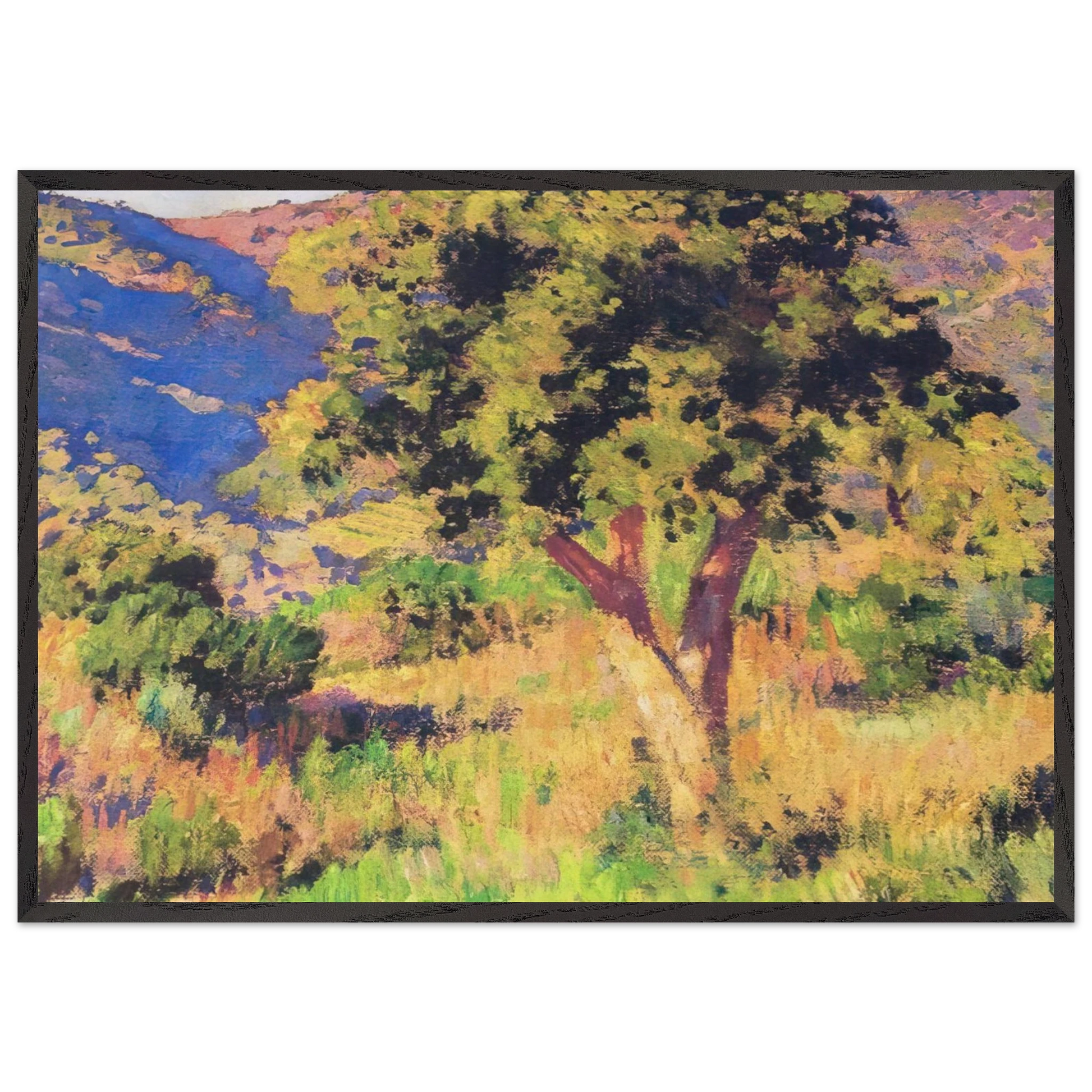 FUNDS OF ST CLAIR 1921 - Theo van Rysselberghe Framed Art Print – Black Wooden Frame - Default Title - -Framed Art Print