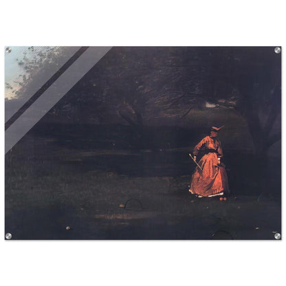 CROQUET PLAYERS 1 - Winslow Homer Acrylic Print - 70x100 cm / 28x40″ inches | Winslow Homer Wall Art | Winslow Homer Prints