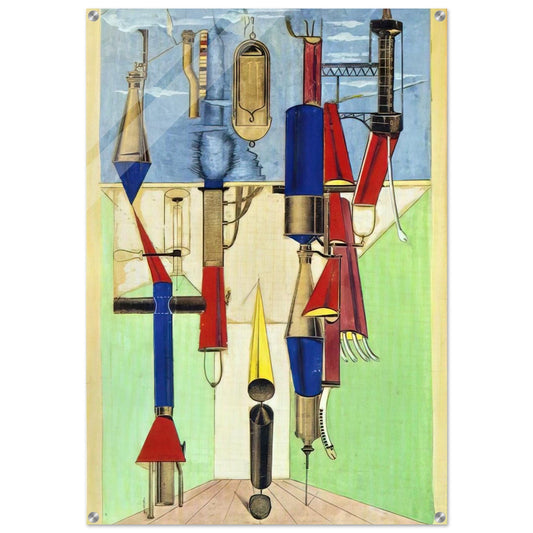 Hydrometric Demonstration - Max Ernst Acrylic Print - 70x100 cm / 28x40″ inches