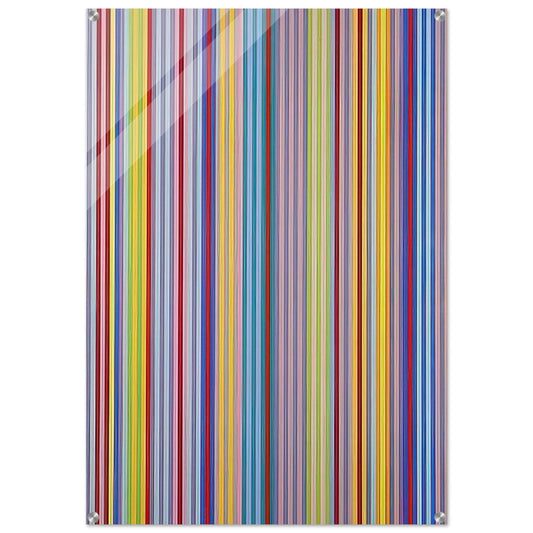 Battle for Grownups - 1970 - Gene Davis Acrylic Print - 70x100 cm / 28x40″ inches | Gene Davis Wall Art | Gene Davis Prints