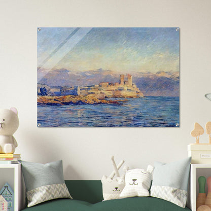 The Castle in Antibes - claude monet Acrylic Print - 70x100 cm / 28x40″ inches