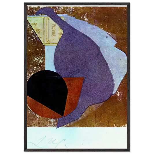 Before my Birth - Jean Arp Framed Art Print – Black Wooden Frame - Default Title - -Framed Art Print