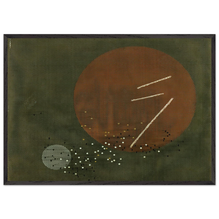 Space Modulator L3 - Laszlo Moholy-Nagy 70x100 cm / 28x40 inches Framed Art Print – Black Wooden Frame