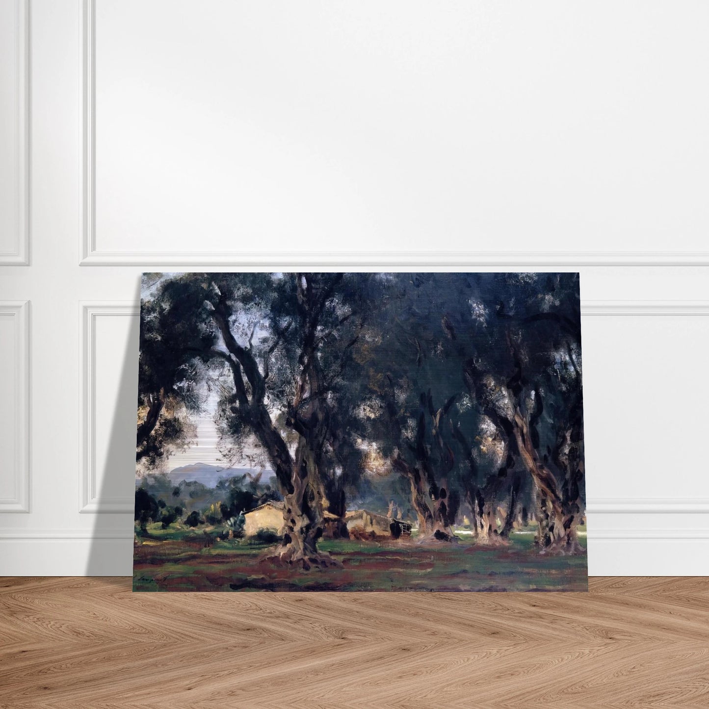 Olive Trees at Corfu - John Singer Sargent Brushed Aluminum Print - 70x100 cm / 28x40 inches | John Singer Sargent Aluminum Print | John Singer Sargent Prints