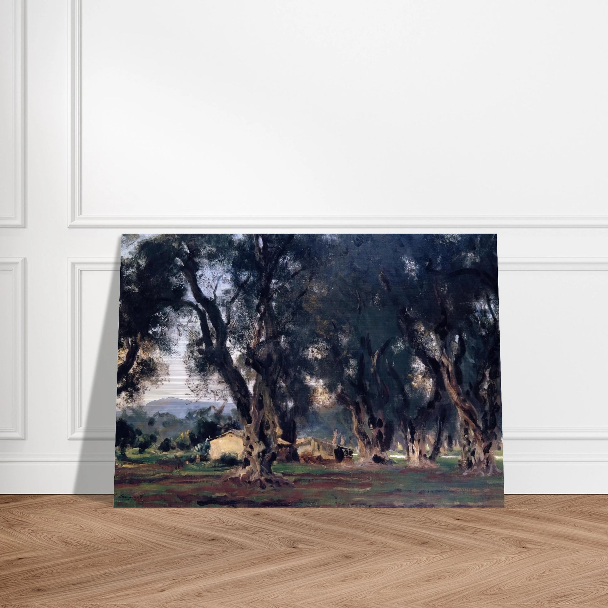 Olive Trees at Corfu - John Singer Sargent Brushed Aluminum Print - 70x100 cm / 28x40 inches | John Singer Sargent Aluminum Print | John Singer Sargent Prints
