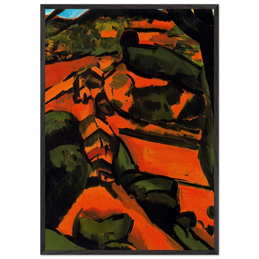 Untitled N18 - Andre Derain Framed Art Print – Black Wooden Frame - Default Title - -Framed Art Print