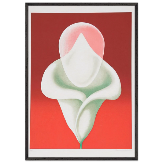 Abstract Tulip - 1979 - Clarence Holbrook Carter Framed Art Print – Black Wooden Frame - Default Title - -Framed Art Print