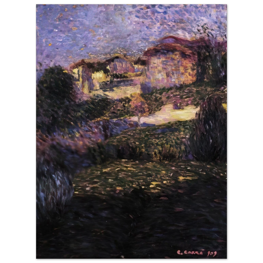 Carlo Carra - PAESAGGIO 1909 Fine Art Poster - Default Title