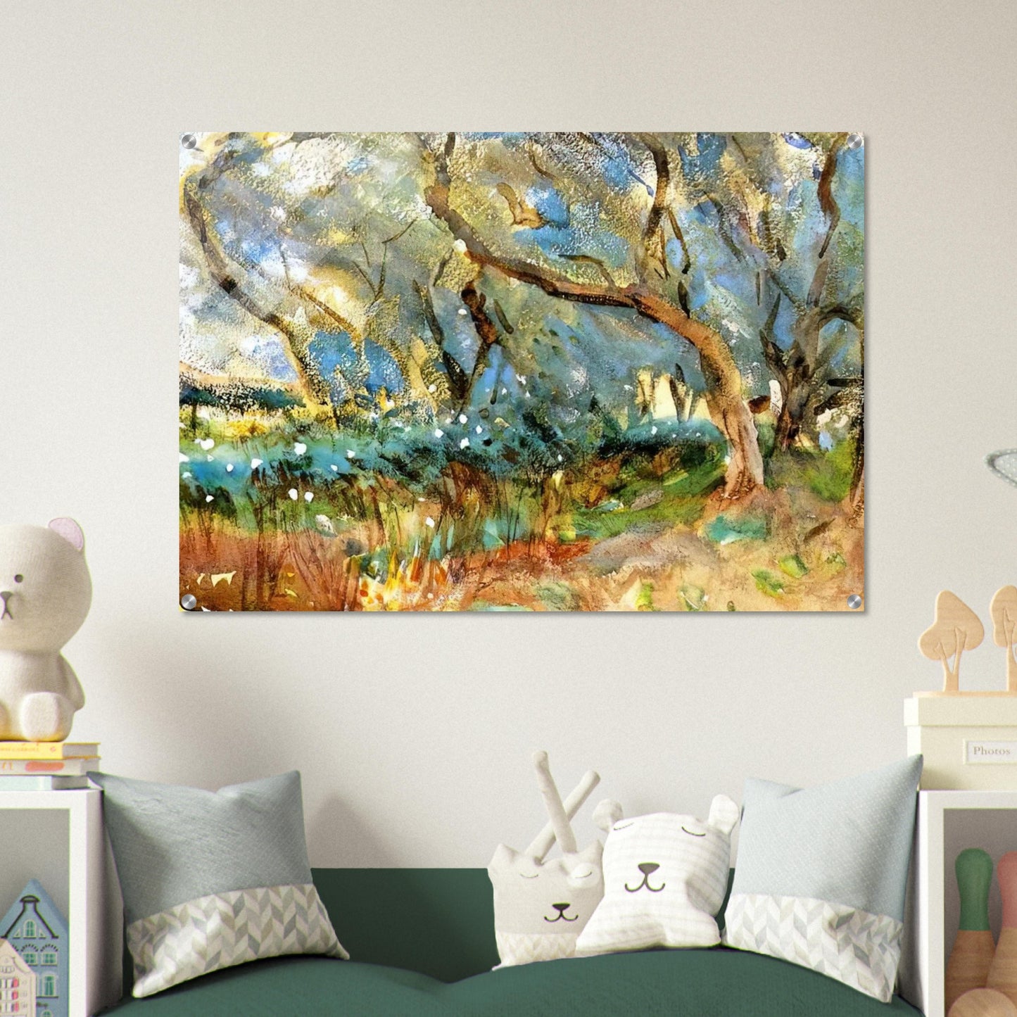 Landscape - John Singer Sargent Acrylic Print - 70x100 cm / 28x40″ inches | John Singer Sargent Wall Art | John Singer Sargent Prints