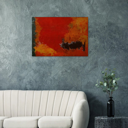 Reward #2 - 1960 - Theodoros Stamos Brushed Aluminum Print - 70x100 cm / 28x40 inches | Theodoros Stamos Aluminum Print | Theodoros Stamos Prints