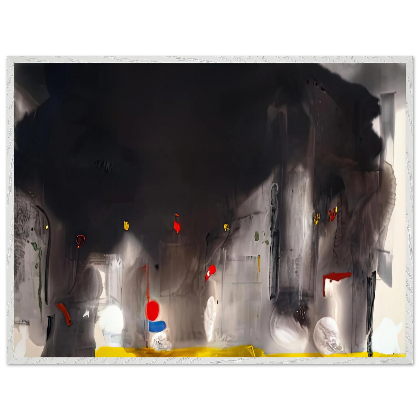 Helen Frankenthaler - Casanova, 1988- Wall Art - 21x29.7 cm / 8x12" - Premium Wooden Framed Poster With Fine Art Paper - Wood frame