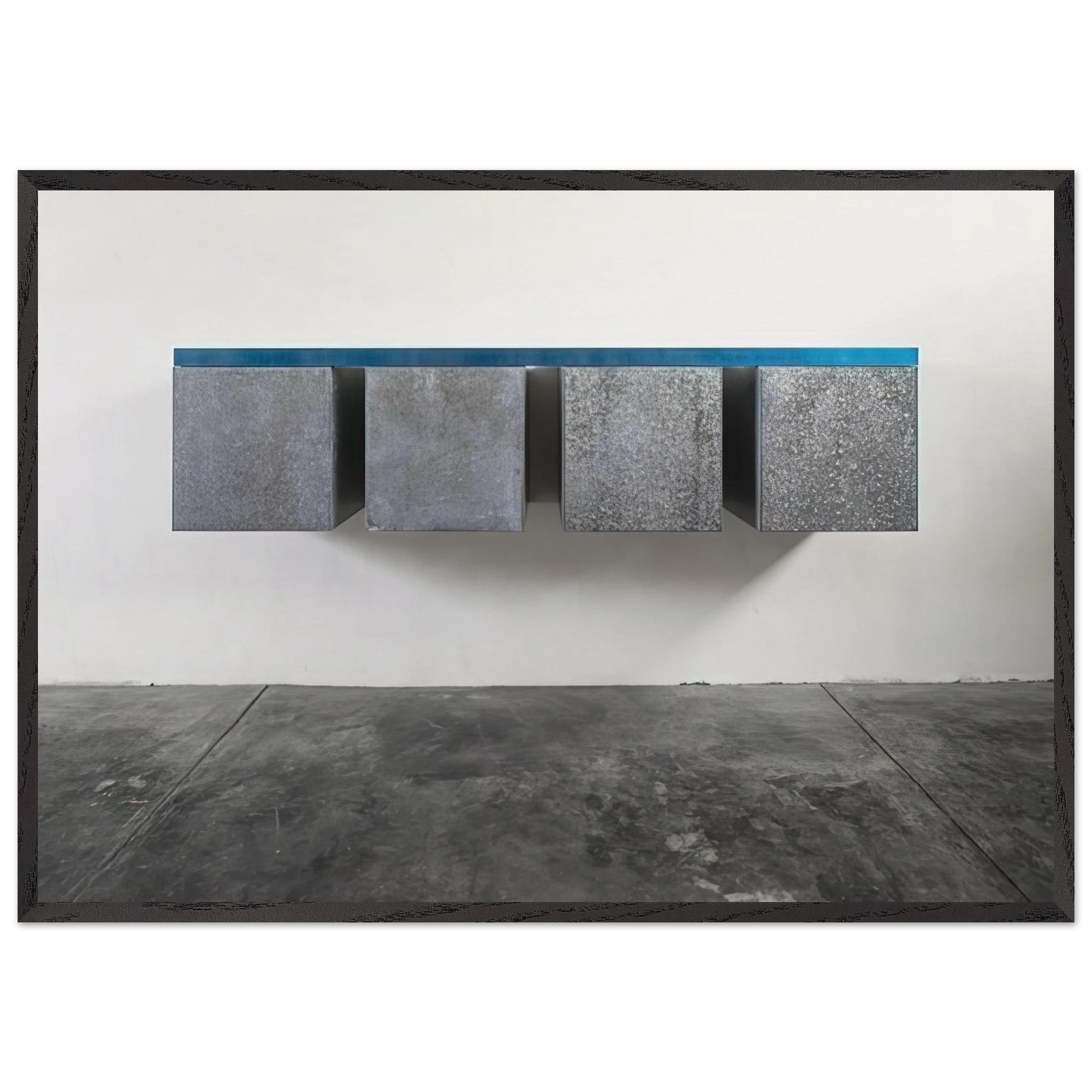 To Susan Buckwalter - 1964 - Donald Judd Framed Art Print – Black Wooden Frame - Default Title - -Framed Art Print