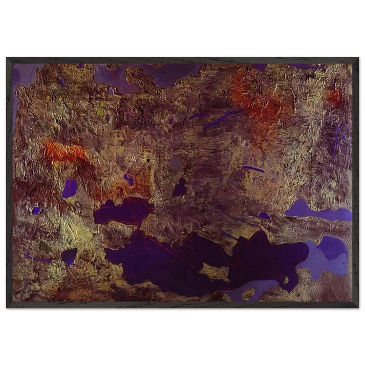 Europe after the Rain I - Max Ernst 70x100 cm / 28x40 inches Framed Art Print – Black Wooden Frame