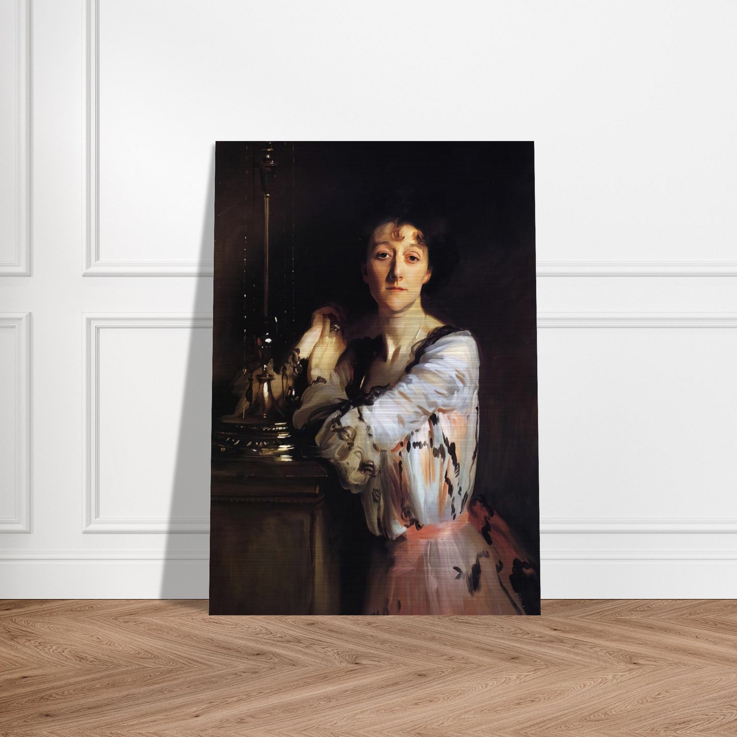 Mrs Charles Russell - John Singer Sargent Brushed Aluminum Print - 70x100 cm / 28x40 inches | John Singer Sargent Aluminum Print | John Singer Sargent Prints