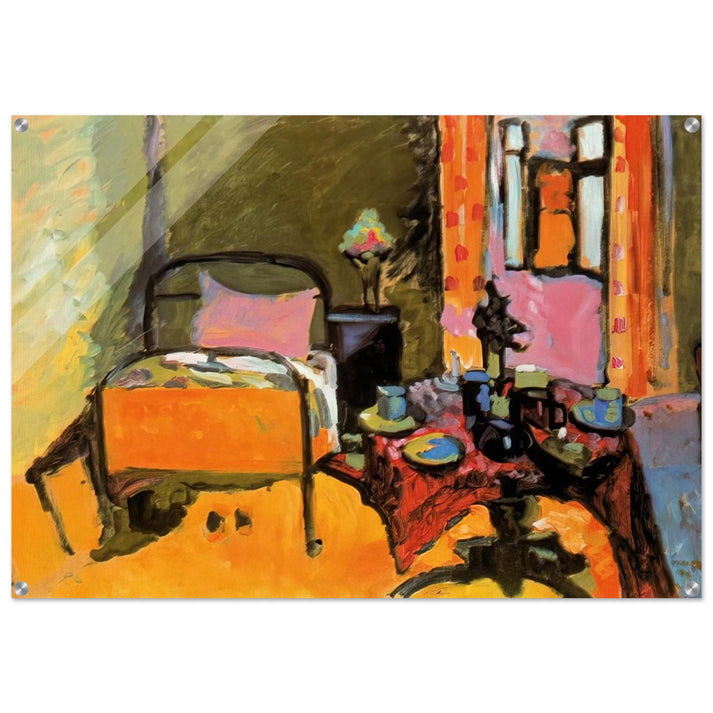 BEDROOM IN AINTMILLERSTRASSE 1909 - Wassily Kandinsky Acrylic Print - 70x100 cm / 28x40″ inches