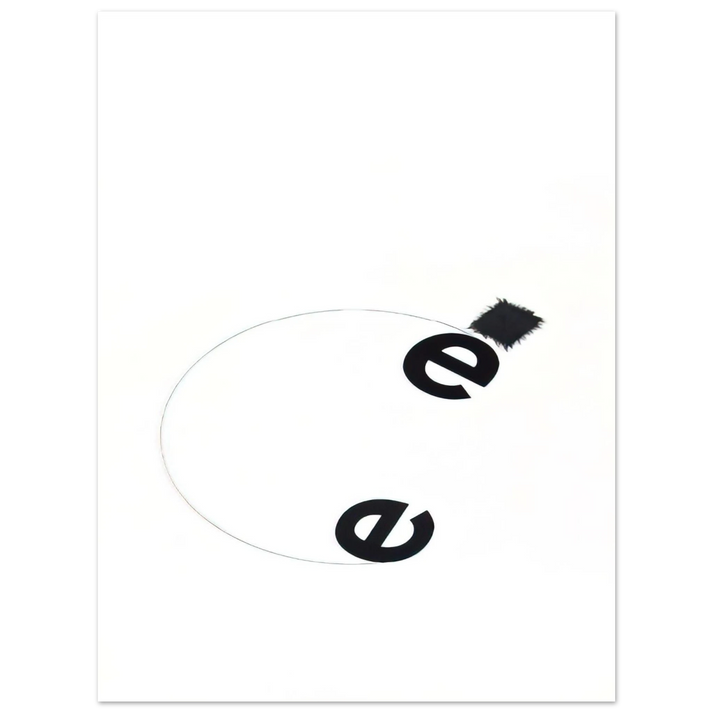 Mira Schendel - Mira Schendel Toquinhos 1972 - 1972 Brazil  75x100 cm / 30x40inches Fine Art Poster