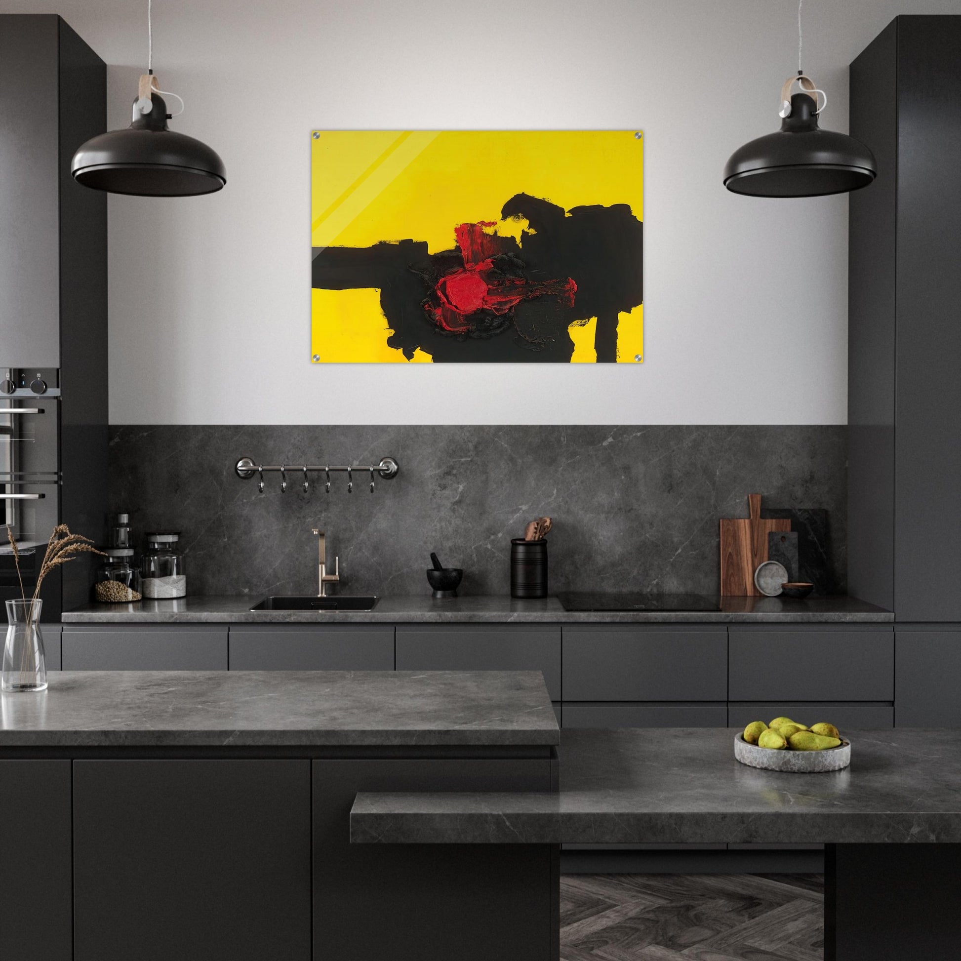 N MERO 363 1962 - Luis Feito Acrylic Print - 70x100 cm / 28x40″ inches | Luis Feito Wall Art | Luis Feito Prints