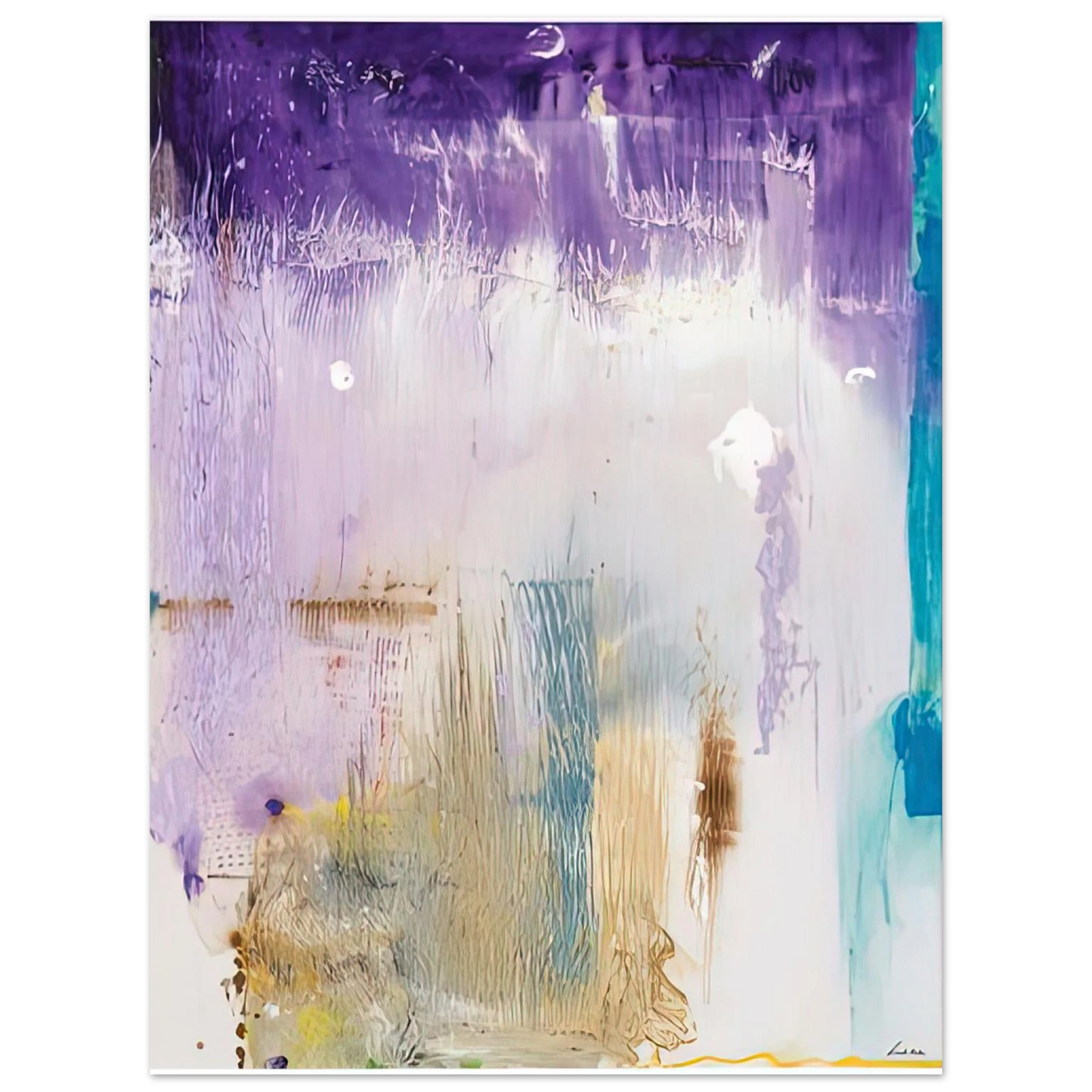 Helen Frankenthaler - Magnet, 1992- Wall Art - 21x29.7 cm / 8x12" - Fine Art Poster - -