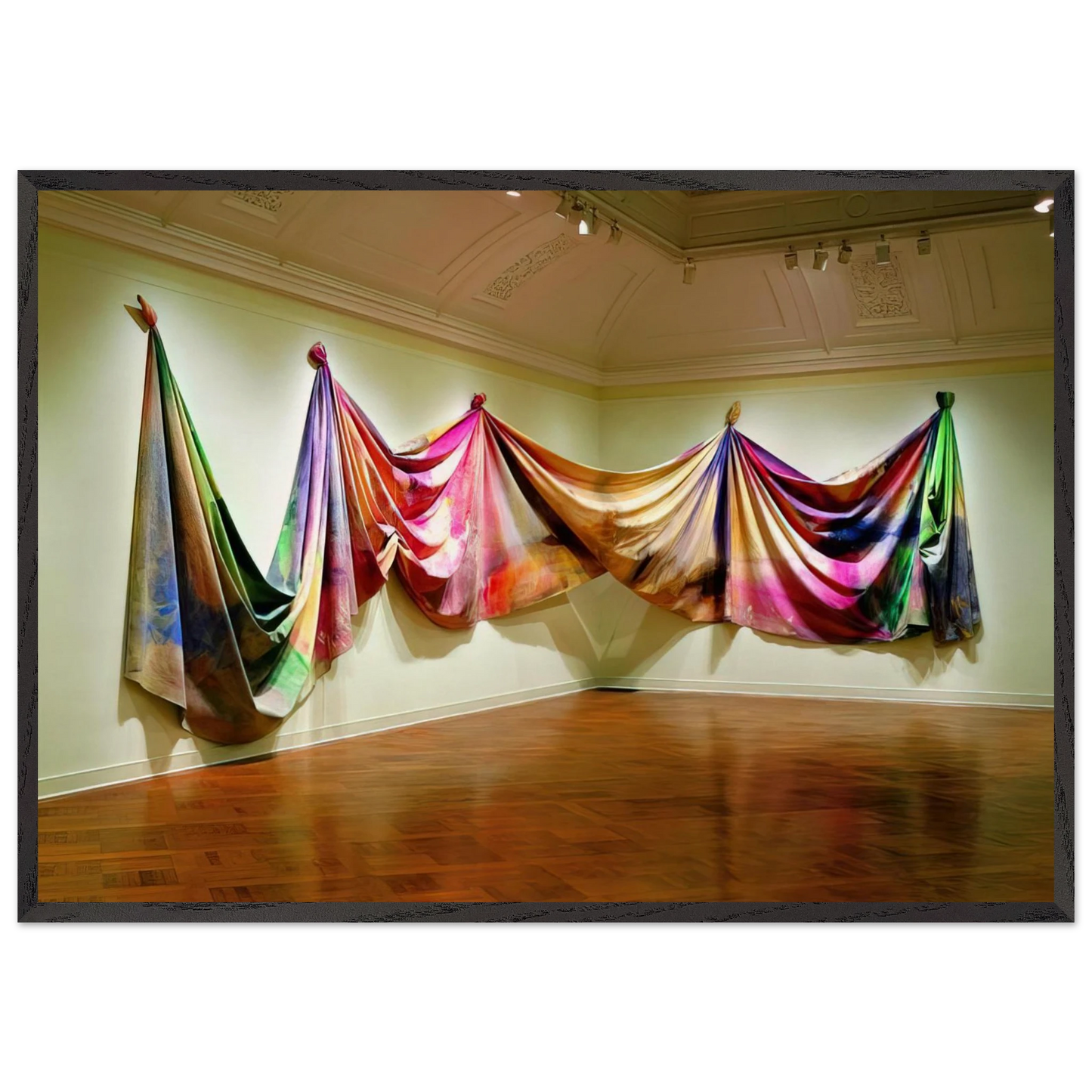 Light Depth - Sam Gilliam Framed Art Print – Black Wooden Frame - Default Title - -Framed Art Print