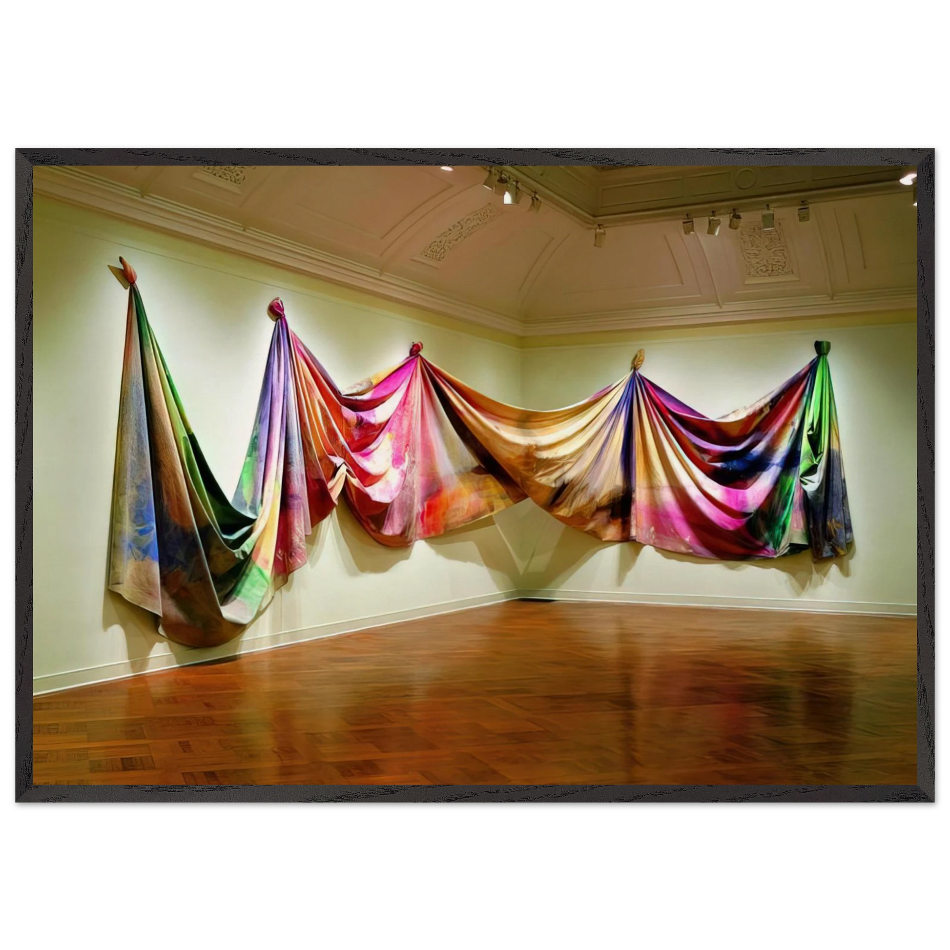 Light Depth - Sam Gilliam Framed Art Print – Black Wooden Frame - Default Title - -Framed Art Print