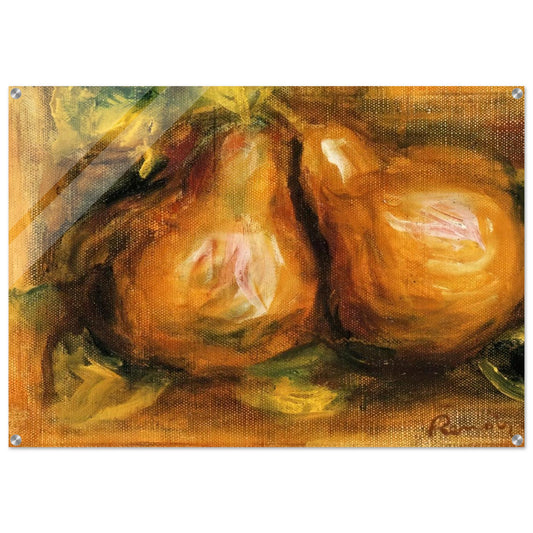 Pears - Pierre-Auguste Renoir Acrylic Print - 70x100 cm / 28x40″ inches | Pierre-Auguste Renoir Wall Art | Pierre-Auguste Renoir Prints