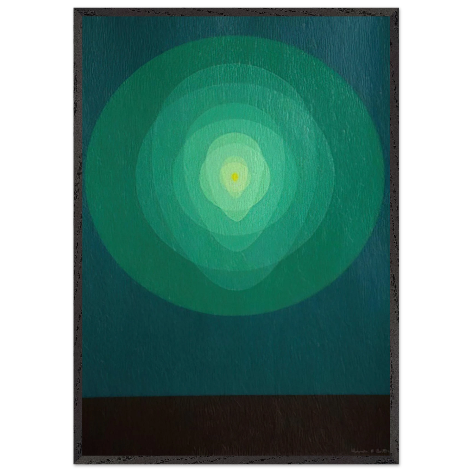 Icon Pyrophorous - 1969 - Clarence Holbrook Carter Framed Art Print – Black Wooden Frame - Default Title - -Framed Art Print